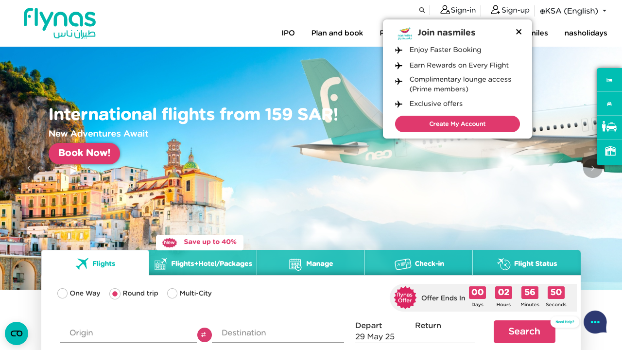 Scrape flynas.com | Bytewells