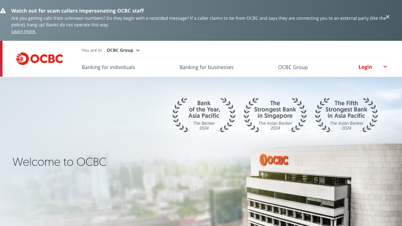 Ocbc Roxy Scrape ocbc.com | Bytewells