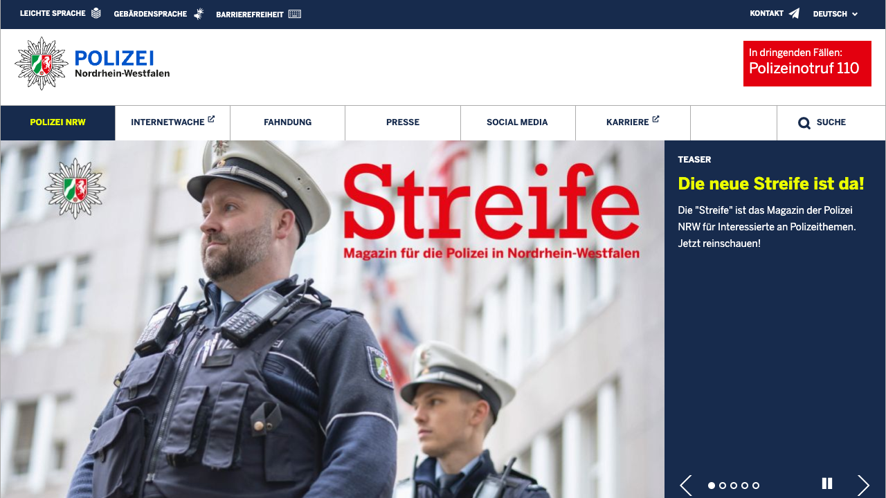 row fos polizei nrw 2025